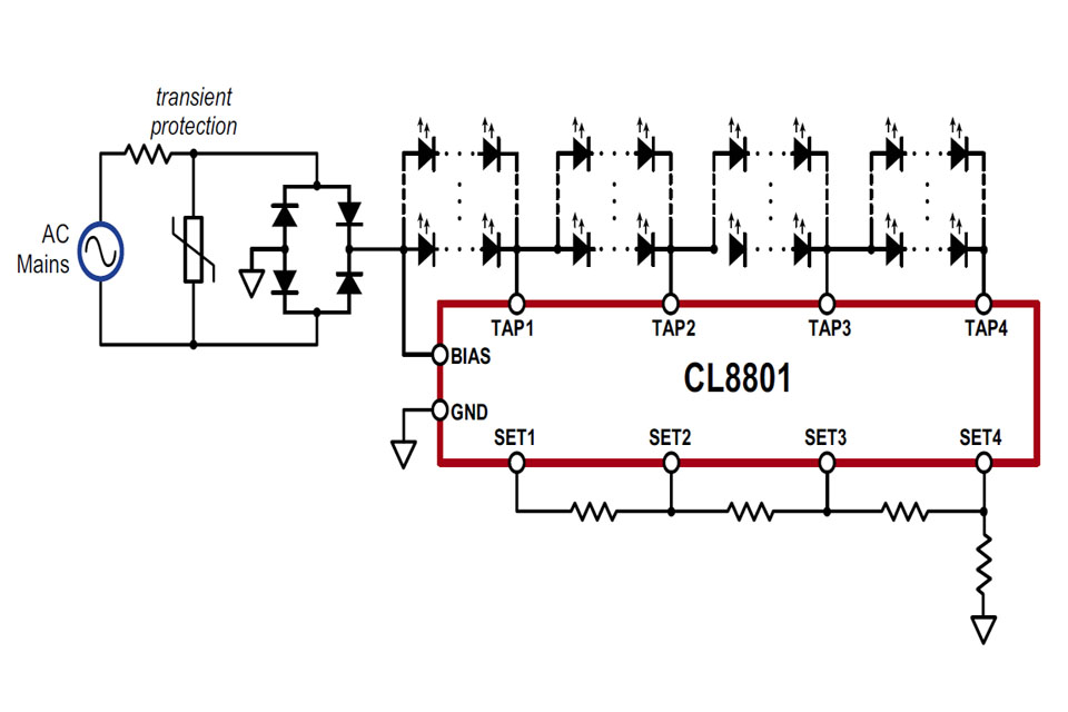 LED tubelight circuit diagram