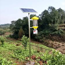 Solar-Powered UV Light Traps