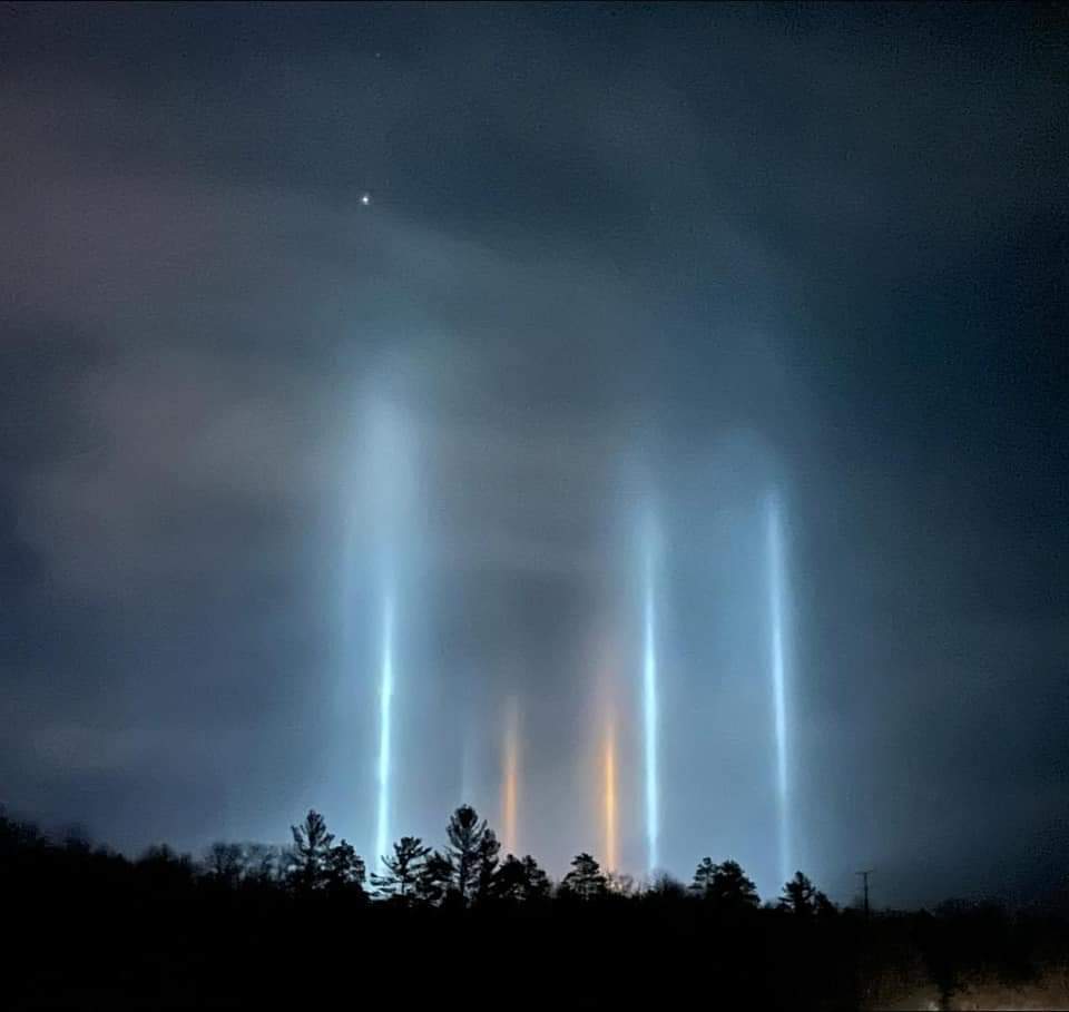 Mystery of Canada's Light Pillars